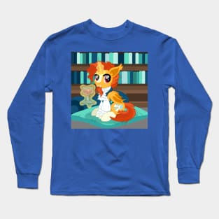 Sunburst bat pony scene Long Sleeve T-Shirt